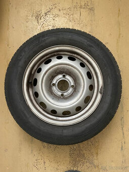 Plechové disky + letní pneu 195/65R15 - 4 ks - (Berlingo)