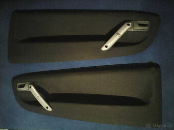 VW Lupo tapec, tapecírunk, panel dveří černý (pár) + příchyt