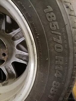 Alu kola Rial včetně zánovních pneu