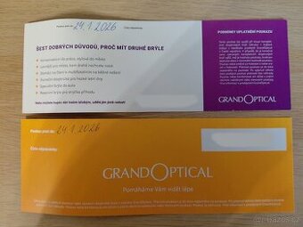 Sleva na brýle Grand Optical