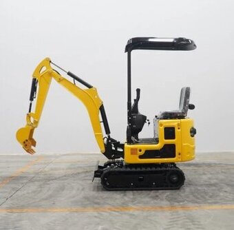 minibagr, bagřík, pásový bagr, rypadlo,