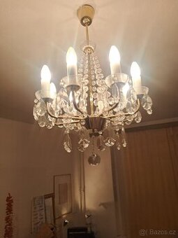 Broušený křišťálový lustr