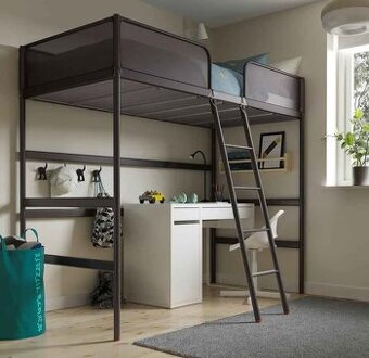 Kovová patrová postel + matrace