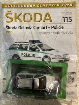 DeAgostini Skoda Octavia Combi 1 Policie 1:43 - Nove