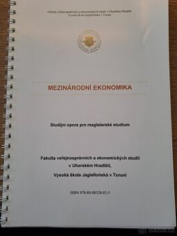 Studijní opora pro magisterské studium VŠ Jagiellonska