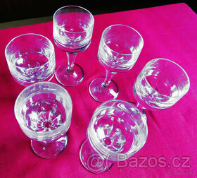 Moser - Sada 6 kusů kvalitních broušených skleniček na likér - 1