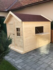 dětský dřevěný zahradní domek - 1