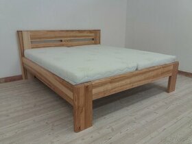 Nová 4 cm jasanová postel, nosnost 600 kg, Odvezu a smontuji - 1