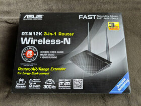 Router Asus RT-N12K 3-in-1 Wireless-N WiFi - 1