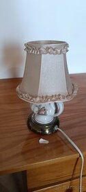retro stolní porcelánová lampa