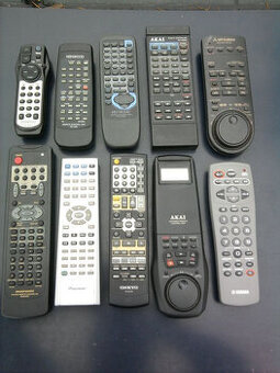 Japonská HiFi Audio technika (Dálkové Ovládače)