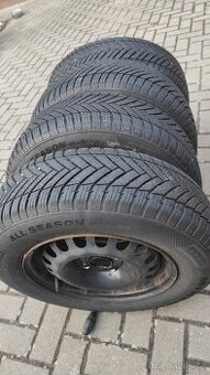 Kola Opel Corsa D 5,5Jx 14 + celoroční pneumatiky
