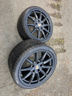 Alu disk originál Porsche 911 + zimní pneu Pirelli + čidla