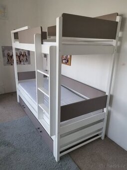 Postel trojita- palanda a pristylka, 200x80, supliky