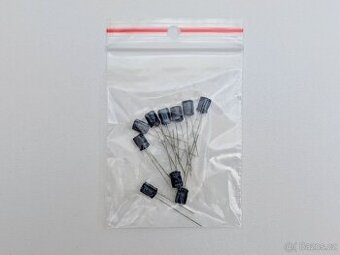 10 ks Kondenzátor elektrolytický 10uF/50V Rubycon