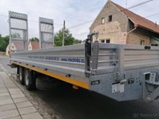Príves kára podvalnik vlek tandem nájazdy