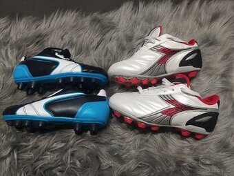 Dětské kopačky (Puma EUR 28) a (Diadora EUR 29)