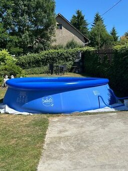 bazen Tampa Swing 4,57x1,07 m s krycí plachtou a skimmerem