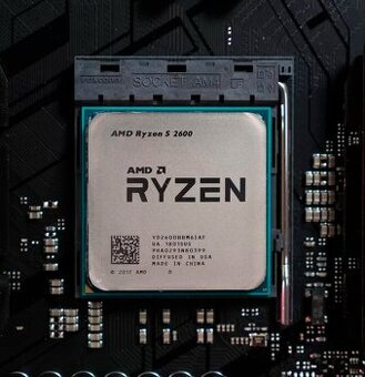 AMD Ryzen 5 2600, 6 jader / 12 vláken, Boost až 3,9 GHz