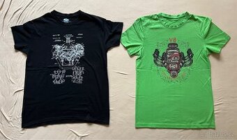 Trička motor V8 (sada 2 kusy)