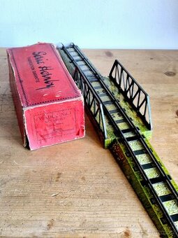 Vláčky - viadukt, Hornby, No1, Francie, 1930, pro rozchod 0