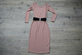 SVĚTLE HNĚDÉ ŠATY, vel. S/M