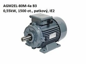 Elektromotor Gamak, 0.55kW, 1500 ot./min., patkový