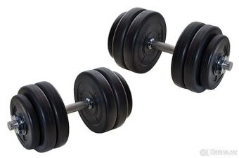 Jednoruční činkový set 2 x 15 kg