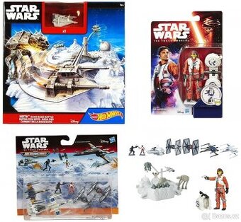 3 ks Star Wars Hasbro/ Hot wheels,figurky, loď, Micromachine