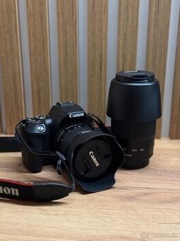 Canon 250D + 18-55mm STM + 75-300mm | TOP stav | Záruka |