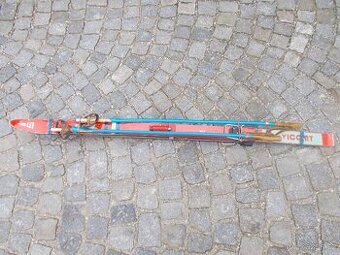 Retro Lyže Sulov s hůlkami