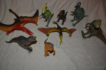 sada větších kvalitních dinosaurů, 20x30cm+ jiné sady 190kč