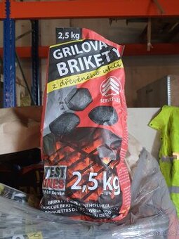 Prodám grilovací brikety 2,5kg
