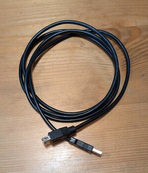 USB prodlužovací kabel USB-A, délka 1,8 m – černý