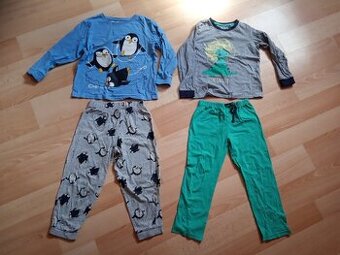 Pyžamo, domácí komplet 104/110/116 a župan 122-128-134