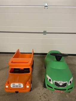 Odrážecí autíčko Škoda + Tatrovka