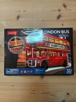 3D puzzle London Bus Night Edition - nové