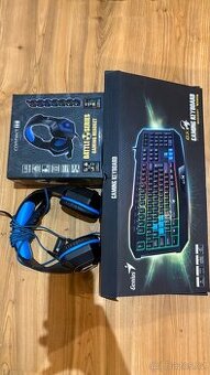 Herní klávesnice + Herní Sluchátka