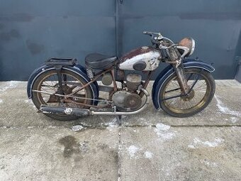 Zundapp DL 200 1934 oldtimer veterani valecny DB
