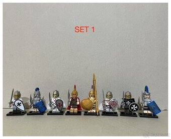Figúrky Rytieri 2 (8ks) typ lego, nové, nehrané