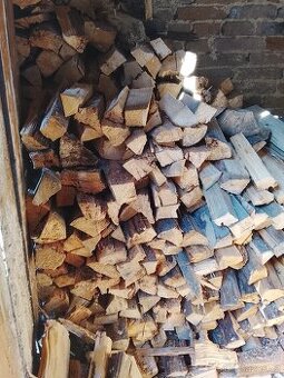 Na pytlovane dřevo štípané