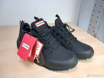 HUNTER Trekingová obuv ČERNÁ