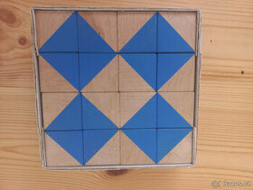 Dřevěné kostky - mozaika - 1