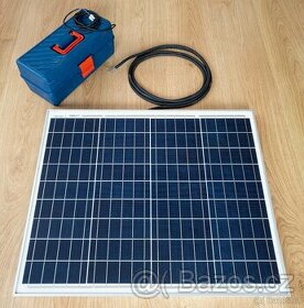 Solární fotovoltaický panel 60W, 67cm x 54,5cm + regulátor
