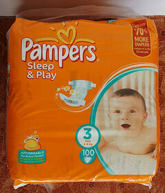 Plíny Pampers Sleep & Play, velikost 3 midi, 4 - 9 kg