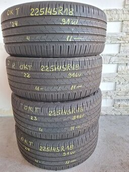 Prodám letní pneu 225/45/18 Continental