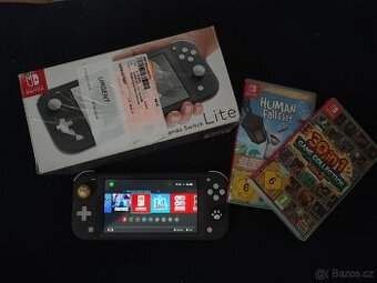 Nintendo switch lite + 2 hry