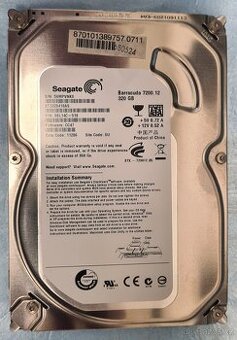Seagate BarraCuda 320GB 7,2K 16MB SATA II 3,5'' ST3320418A