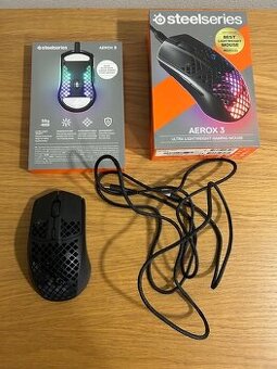 Herní myš SteelSeries Aerox 3 Onyx
