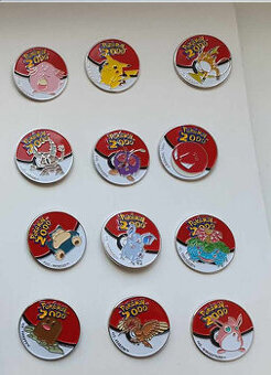 Koupim / vyměním odznaky pokémon 2000 nintendo